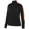 Augusta Women's Black/Orange Medalist Jacket 2.0