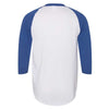 Augusta Sportswear Men's White/Royal Three-Quarter Raglan Sleeve Baseball Jersey