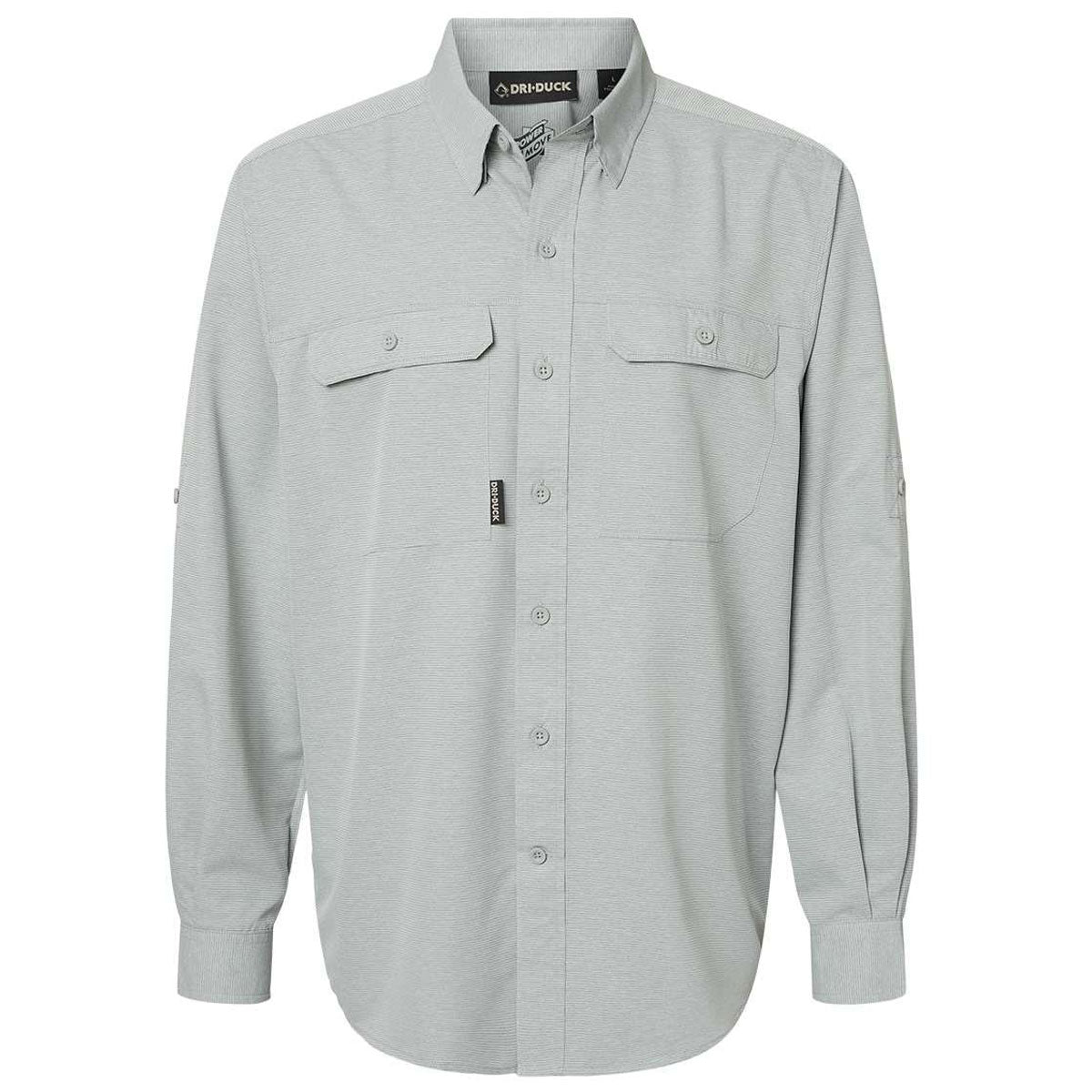 Dri Duck Dri Fit Button Down Shirts Dri Duck Men's Grey Crossroads