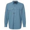 Dri Duck Men's Slate Blue Crossroads Woven Shirt
