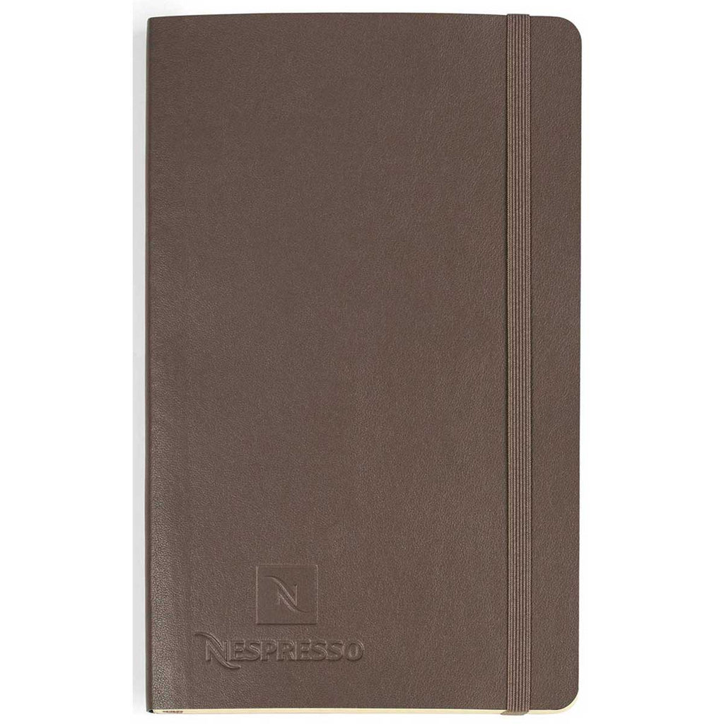 Moleskine Earth Brown Soft Cover Ruled Large Notebook (5" x 8.25")