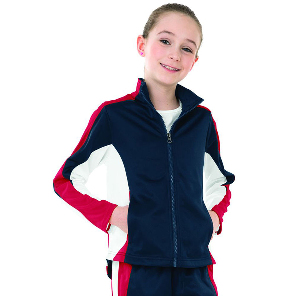 Charles River Girl's Navy/Red/White Energy Jacket