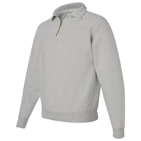 Jerzees Men's NuBlend Super Sweats Quarter-Zip Cadet Collar Sweatshirt
