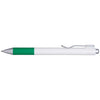 Hub Pens Green Vallano Pen with White Barrel & Black Ink