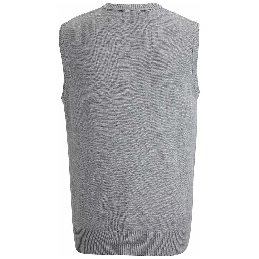 Edwards Men's Grey Heather Jersey Knit Acrylic Vest