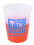 Good Value Clear to Orange Color Changing Stadium Cup - 16 oz