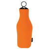 Koozie Orange Neoprene Zip-Up Bottle Kooler