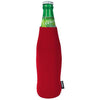 Koozie Red Bottle Kooler with Removable Bottle Opener
