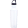 H2Go White Bolt Stainless Steel Bottle 24oz