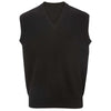 Edwards Men's Black V-Neck Cotton Sweater Vest