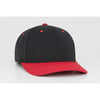 Pacific Headwear Black/Red Universal F3 Performance Cap
