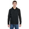 Comfort Colors Men's Black 6.1 oz. Long-Sleeve Hooded T-Shirt