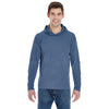 Comfort Colors Men's Blue Jean 6.1 oz. Long-Sleeve Hooded T-Shirt