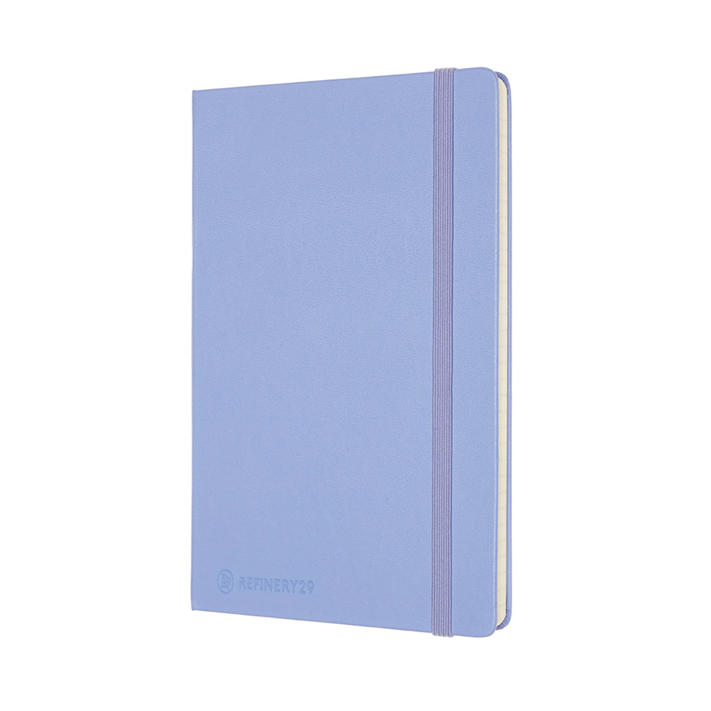 Moleskine Hydrangea Blue Hard Cover Ruled Large Notebook (5" x 8.25")