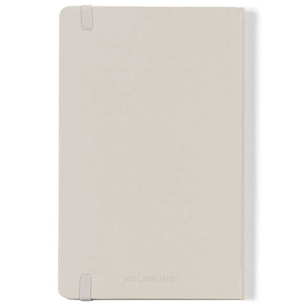 Moleskine Pearl Grey Hard Cover Ruled Large Professional Notebook