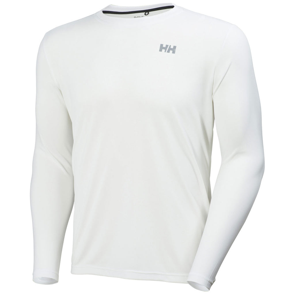 Helly Hansen Men's White Versatile Training Long Sleeve T-Shirt