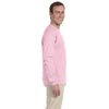 Fruit of the Loom Men's Classic Pink 5 oz. HD Cotton Long-Sleeve T-Shirt