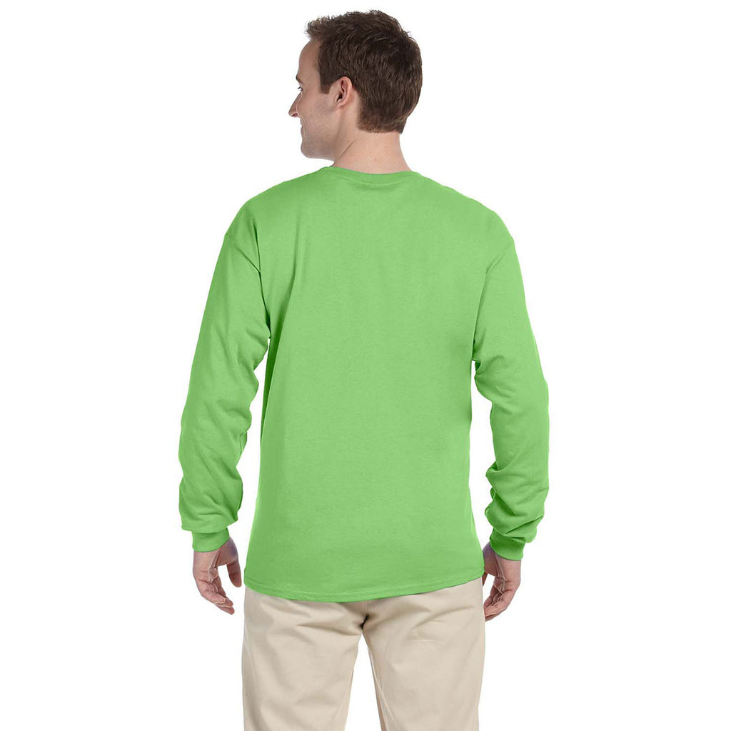 Fruit of the Loom Men's Kiwi 5 oz. HD Cotton Long-Sleeve T-Shirt