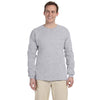Fruit of the Loom Men's Athletic Heather 5 oz. HD Cotton Long-Sleeve T-Shirt