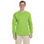 Fruit of the Loom Men's Neon Green 5 oz. HD Cotton Long-Sleeve T-Shirt