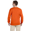 Fruit of the Loom Men's Burnt Orange 5 oz. HD Cotton Long-Sleeve T-Shirt