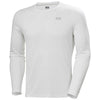 Helly Hansen Men's White Lifa Active Solen Long Sleeve T-Shirt
