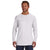 Hanes Men's Ash 4.5 oz. 100% Ringspun Cotton nano-T Long-Sleeve T-Shirt