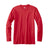 Hanes Men's Deep Red 4.5 oz. 100% Ringspun Cotton nano-T Long-Sleeve T-Shirt