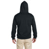 Jerzees Men's Black 9.5 Oz. Super Sweats Nu-Blend Fleece Pullover Hood