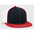 Pacific Headwear Black/Red D-Series Fitted Trucker Mesh Cap