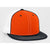 Pacific Headwear Orange/Black D-Series Fitted Trucker Mesh Cap