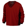 BAW Men's Red/Black Two Stripe Pullover Jacket