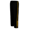 BAW Men's Black/Gold Two Stripe Pullover Pant