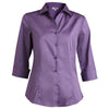 Edwards Women's Violet Tailored Full-Placket Stretch Shirt
