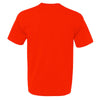 Bayside Men's Bright Orange USA-Made 100% Cotton Short Sleeve T-Shirt