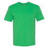 Bayside Men's Irish Kelly USA-Made 100% Cotton Short Sleeve T-Shirt