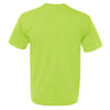 Bayside Men's Lime Green USA-Made 100% Cotton Short Sleeve T-Shirt