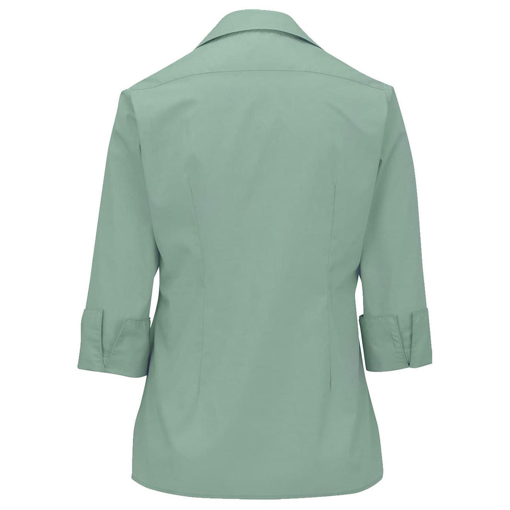Edwards Women's Mist Green Lightweight Poplin Shirt