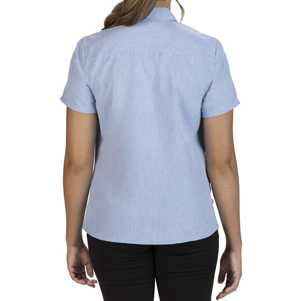 Edwards Women's Carolina Blue Heather Melange Ultra-Light Chambray Shirt