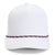 Imperial White Navy and Red Wrightson Rope Cap