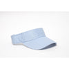 Pacific Headwear Sky Blue Adjustable Woven Cotton Visor