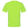 Bayside Men's Lime Green USA-Made Short Sleeve T-Shirt with Pocket