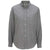 Edwards Women's Grey/Black Long Sleeve Oxford Shirt