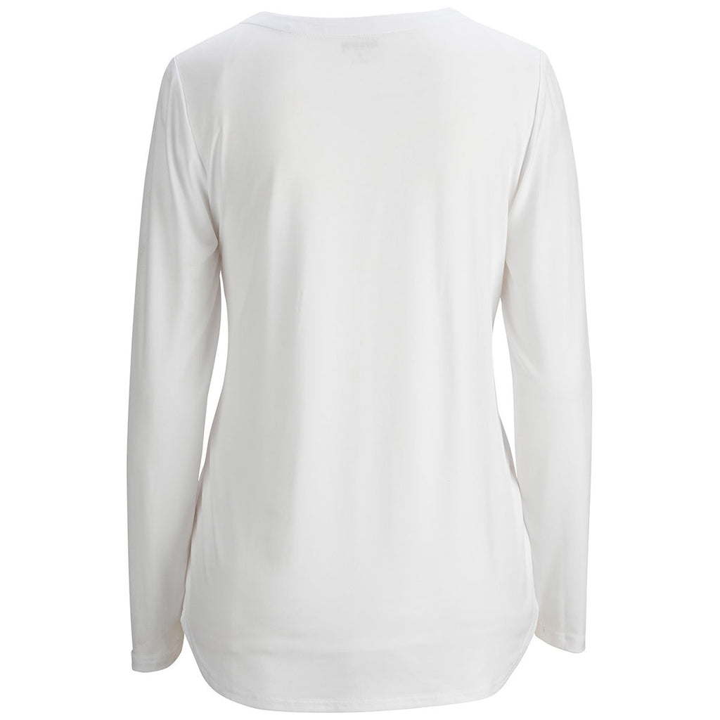 Edwards Women's White Soft Pleated Blouse