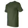 Bayside Men's Army USA-Made Short Sleeve T-Shirt
