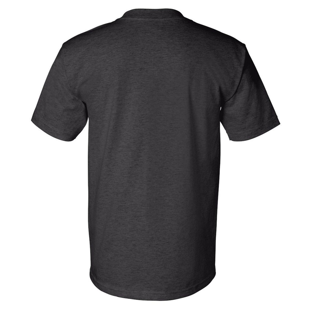 Bayside Men's Charcoal USA-Made Short Sleeve T-Shirt
