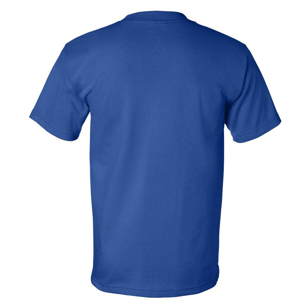 Bayside Men's Royal Blue USA-Made Short Sleeve T-Shirt