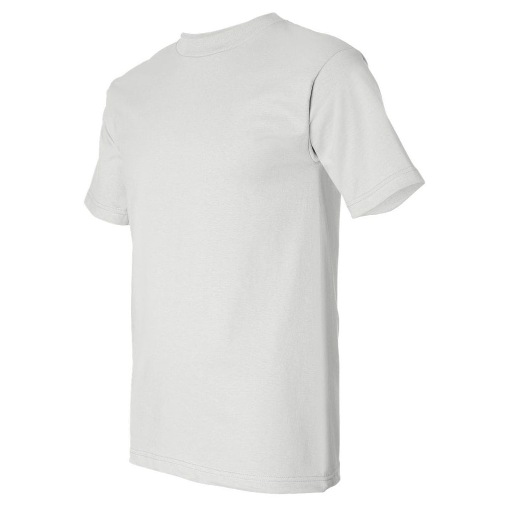 Bayside Men's White USA-Made Short Sleeve T-Shirt