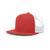 Richardson Red/White Mesh Back Wool Blend Flatbill Trucker Hat