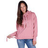 Charles River Women's Crystal Pink Laconia Hooded Sweatshirt
